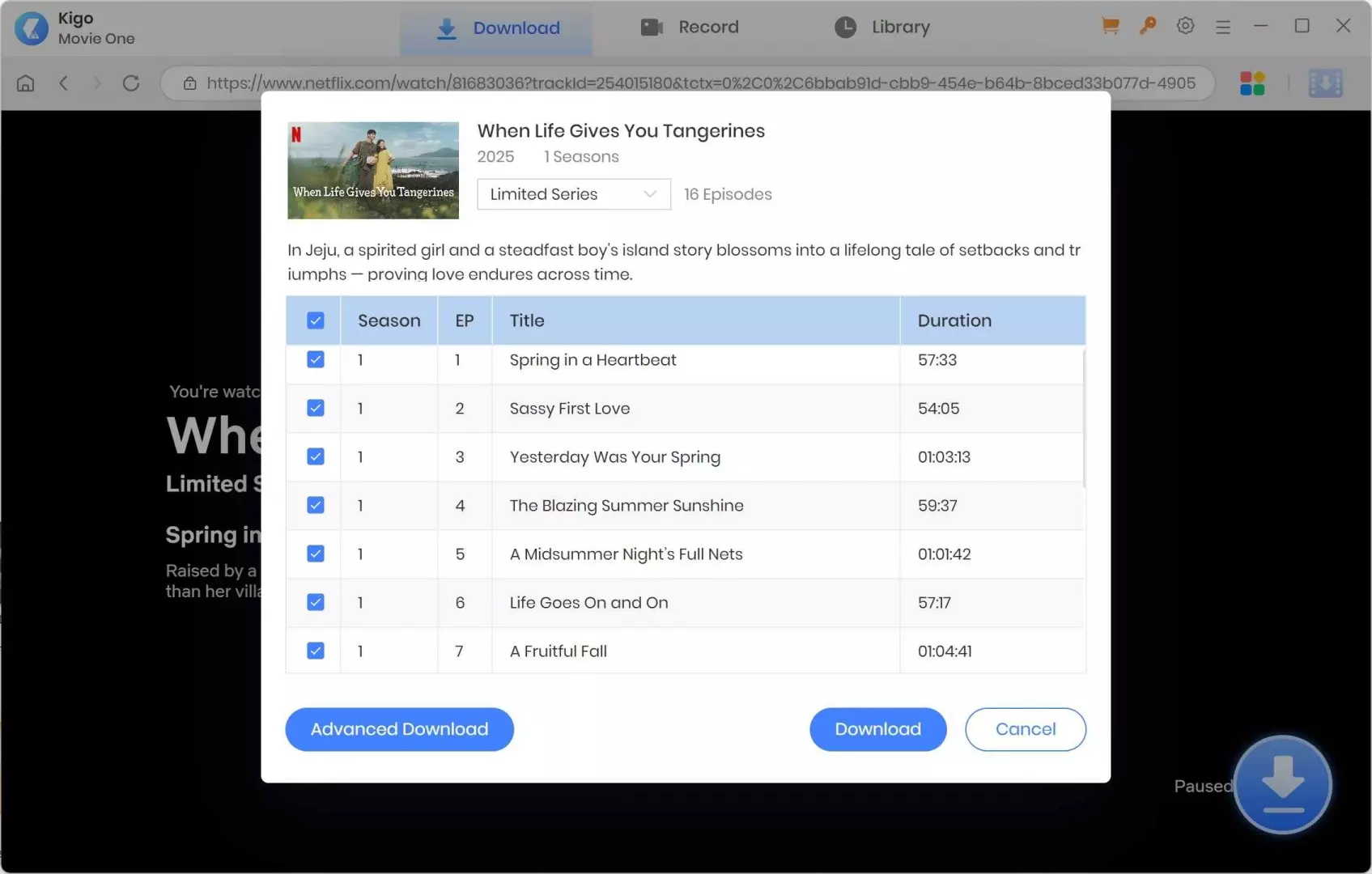 Kigo-Testbericht: Eine Schritt-für-Schritt-Anleitung zur Verwendung des Kigo-Video-Downloaders, Schritt 3