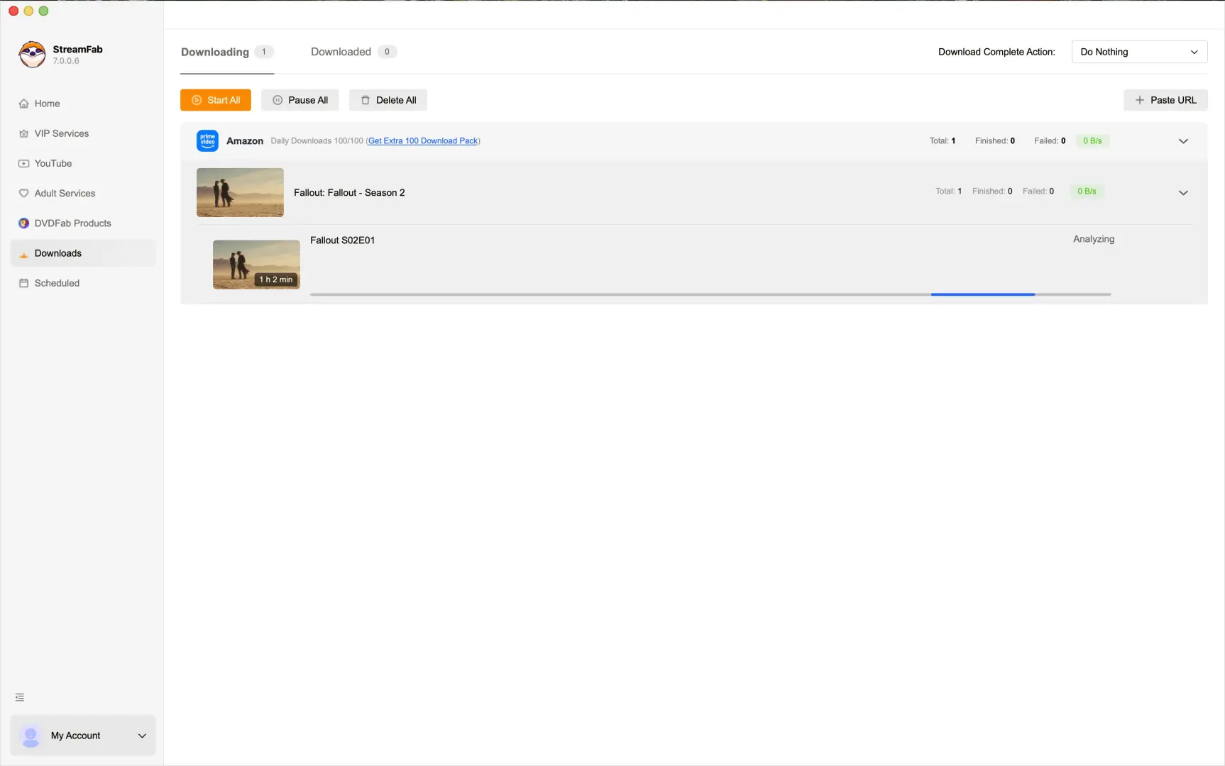 How to download Amazon Prime Video on Mac with StreamFab: step 4
