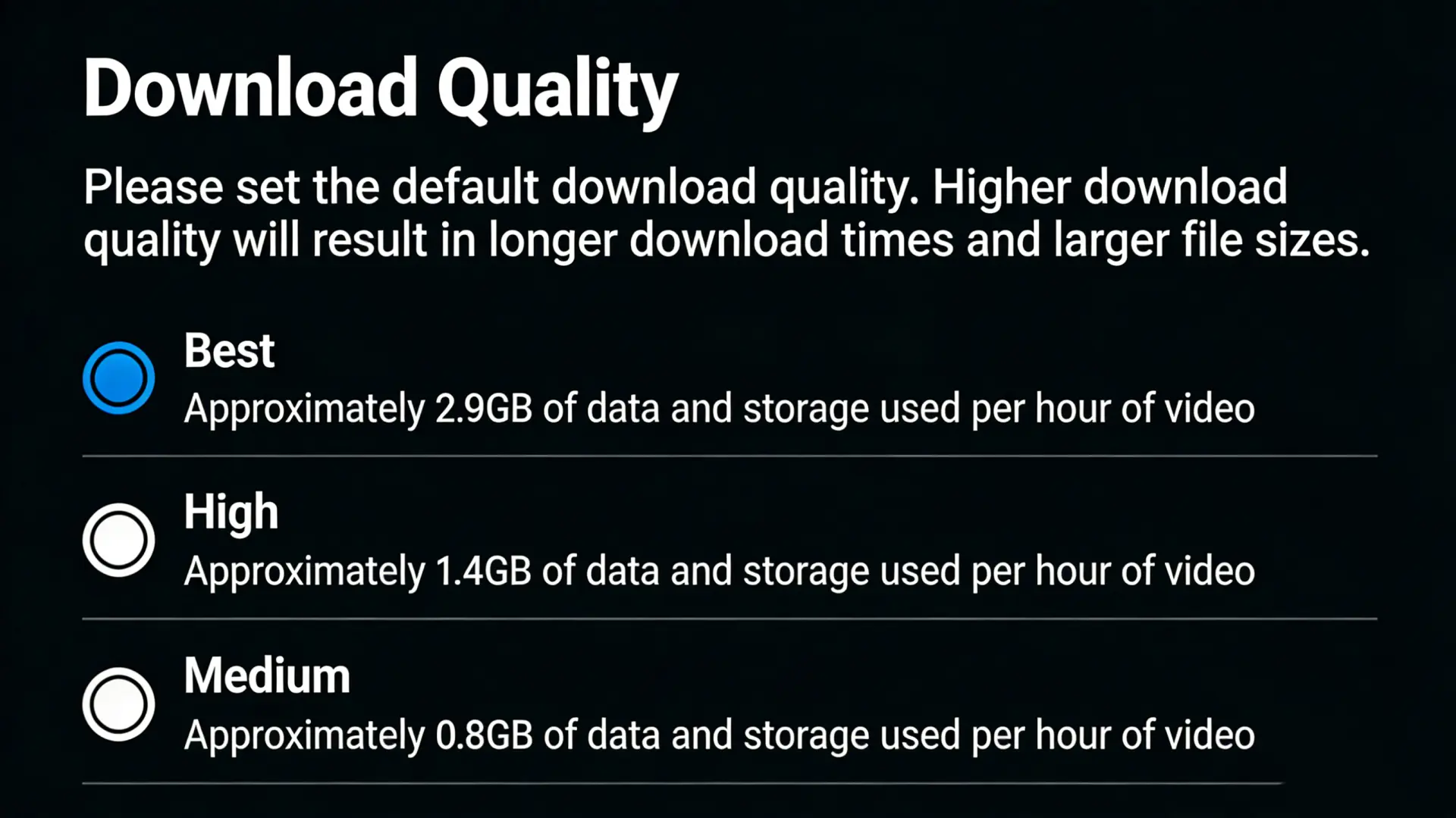download Amazon Prime video on Mac: quality