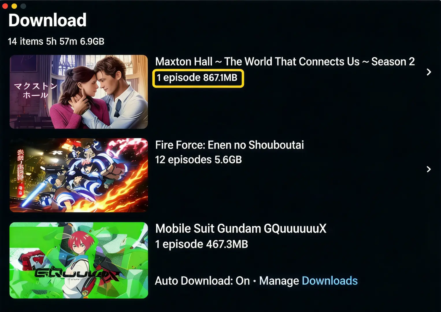 download Amazon Prime video on Mac: downloads