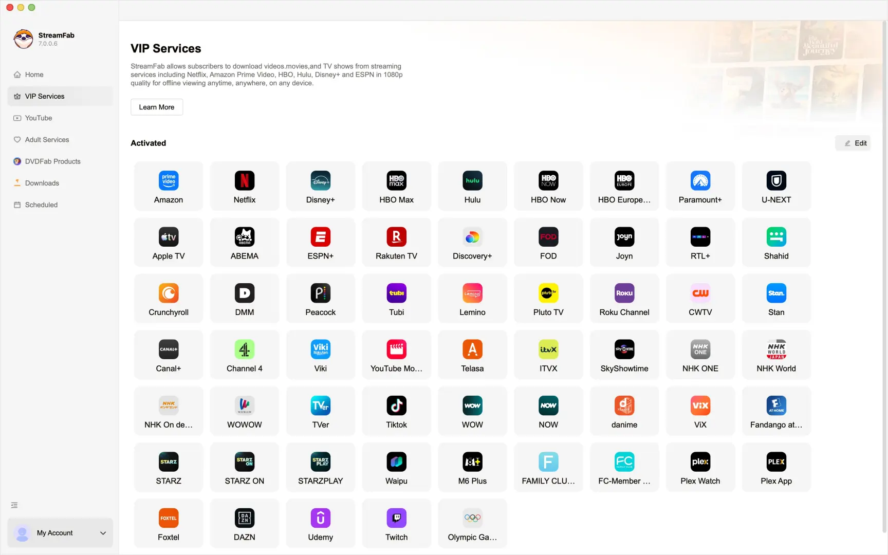 How to download Amazon Prime Video on Mac with StreamFab: step 1