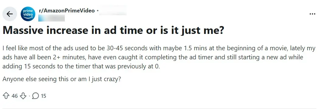 prime video download on pc: ads