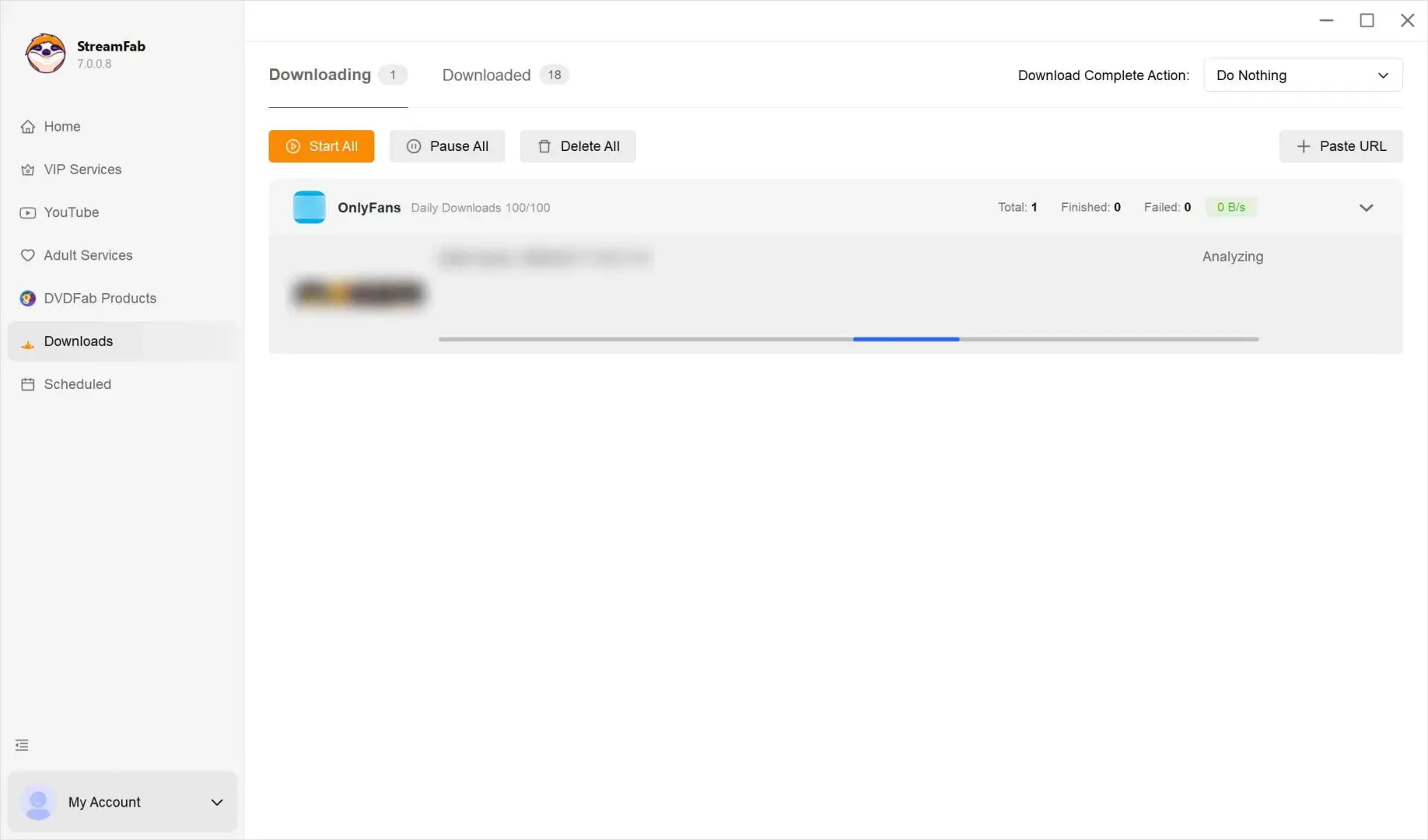 A guide to download OnlyFans message videos with StreamFab: step 4