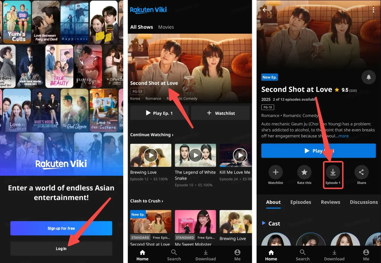 Step-by-step to download Viki videos via the Viki app