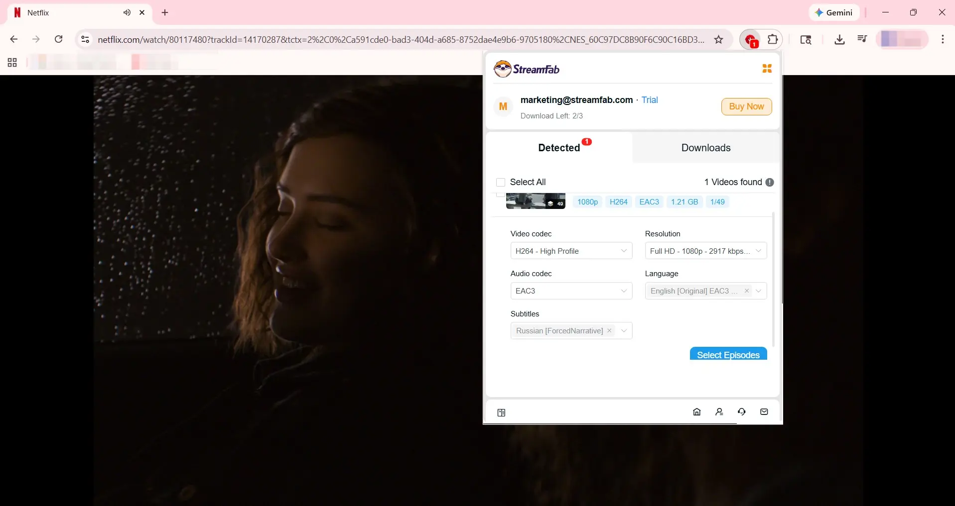 how to download netflix movies with streamfab netflix downloader for browser step4