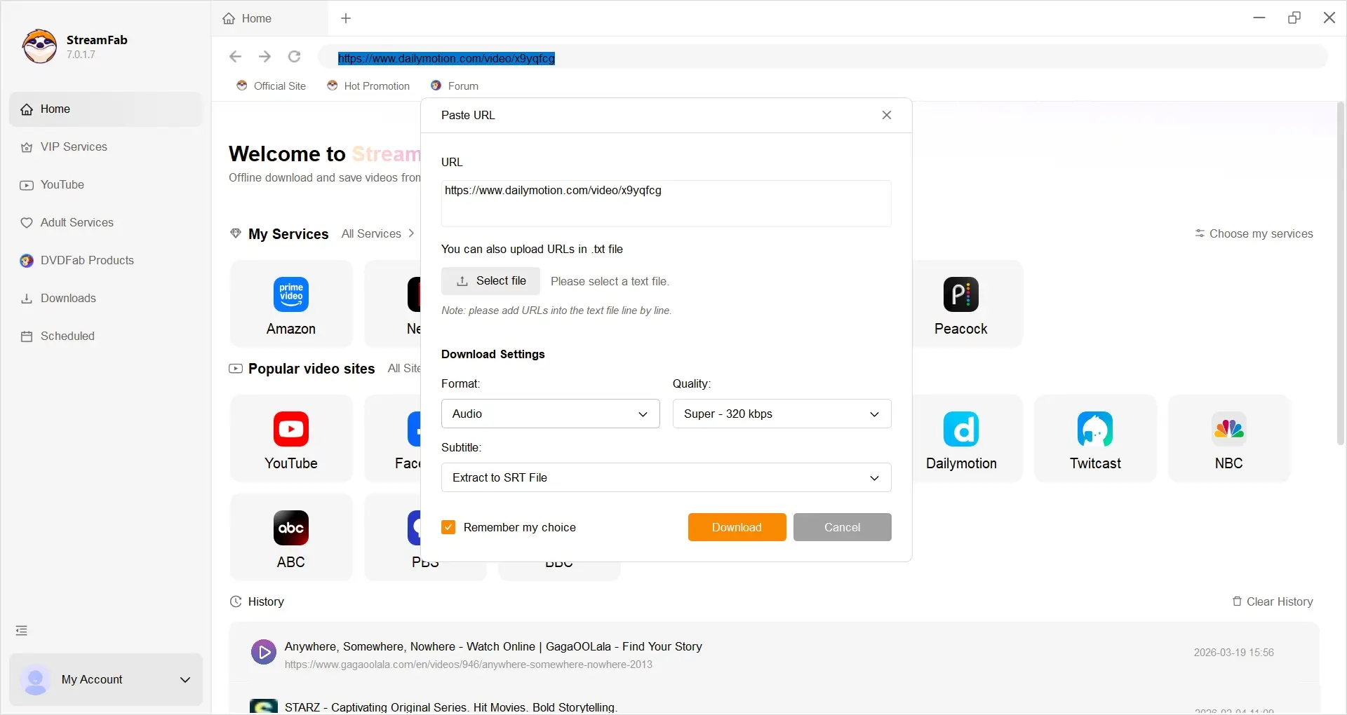 Comment utiliser l'essai de StreamFab