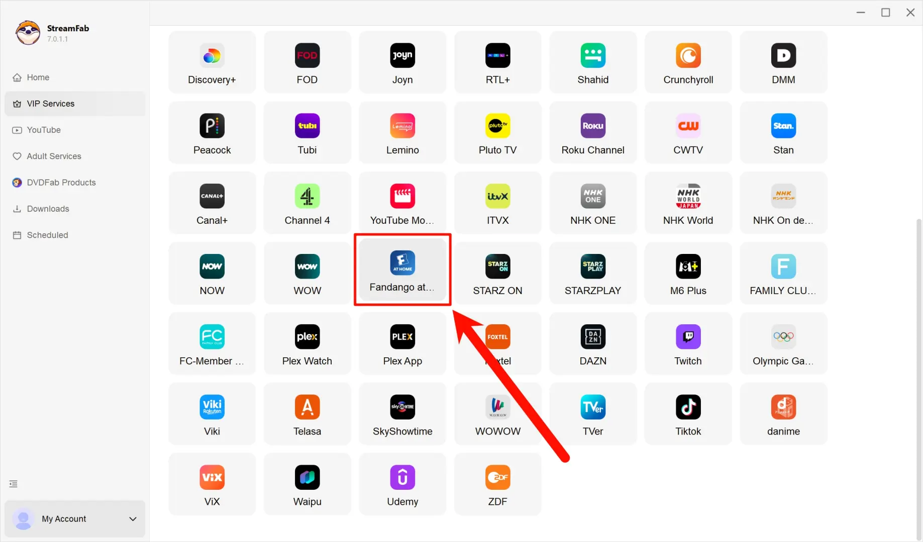 how to download Fandango movies with StreamFab