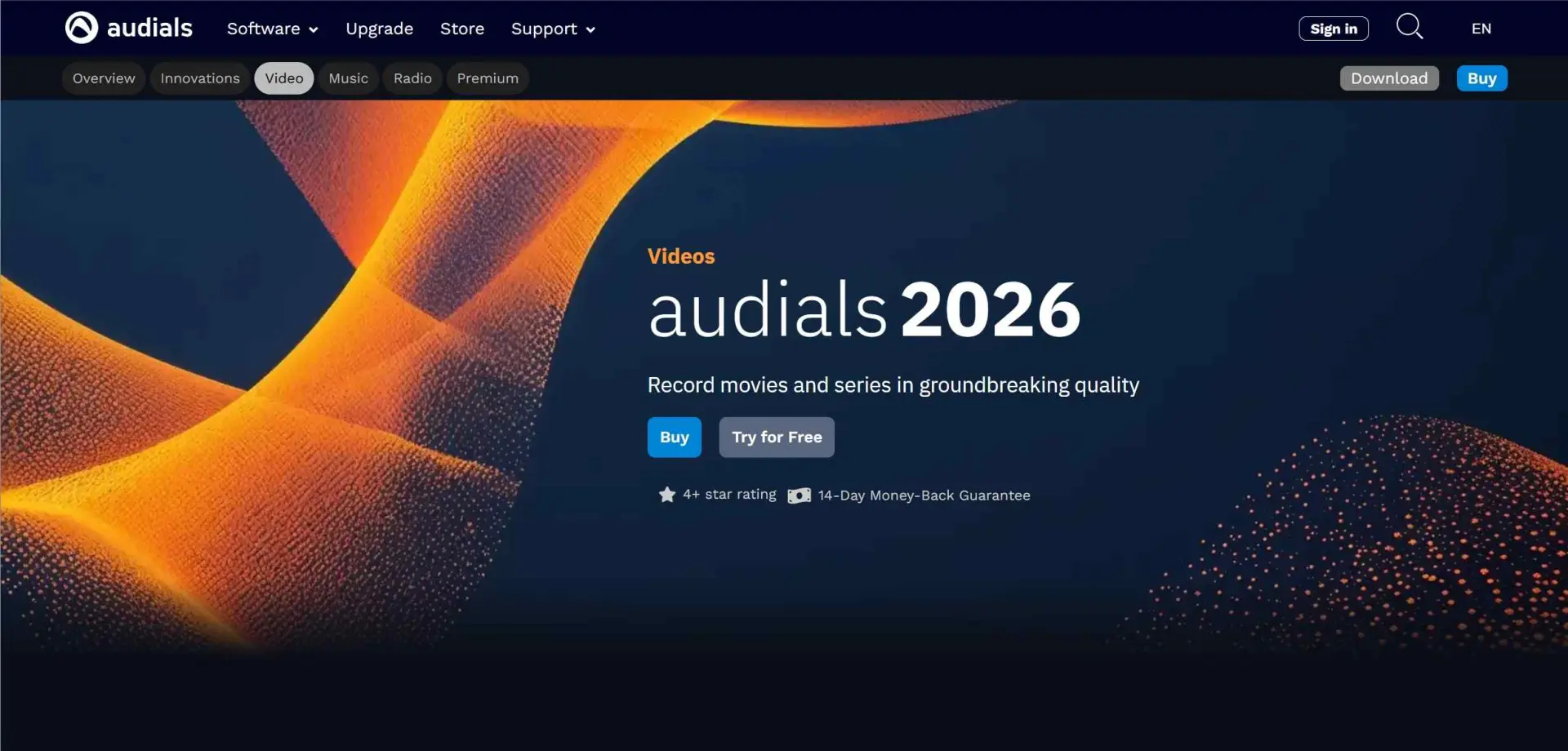 Audials Movie 錄製 Netflix 的桌面擷取操作畫面