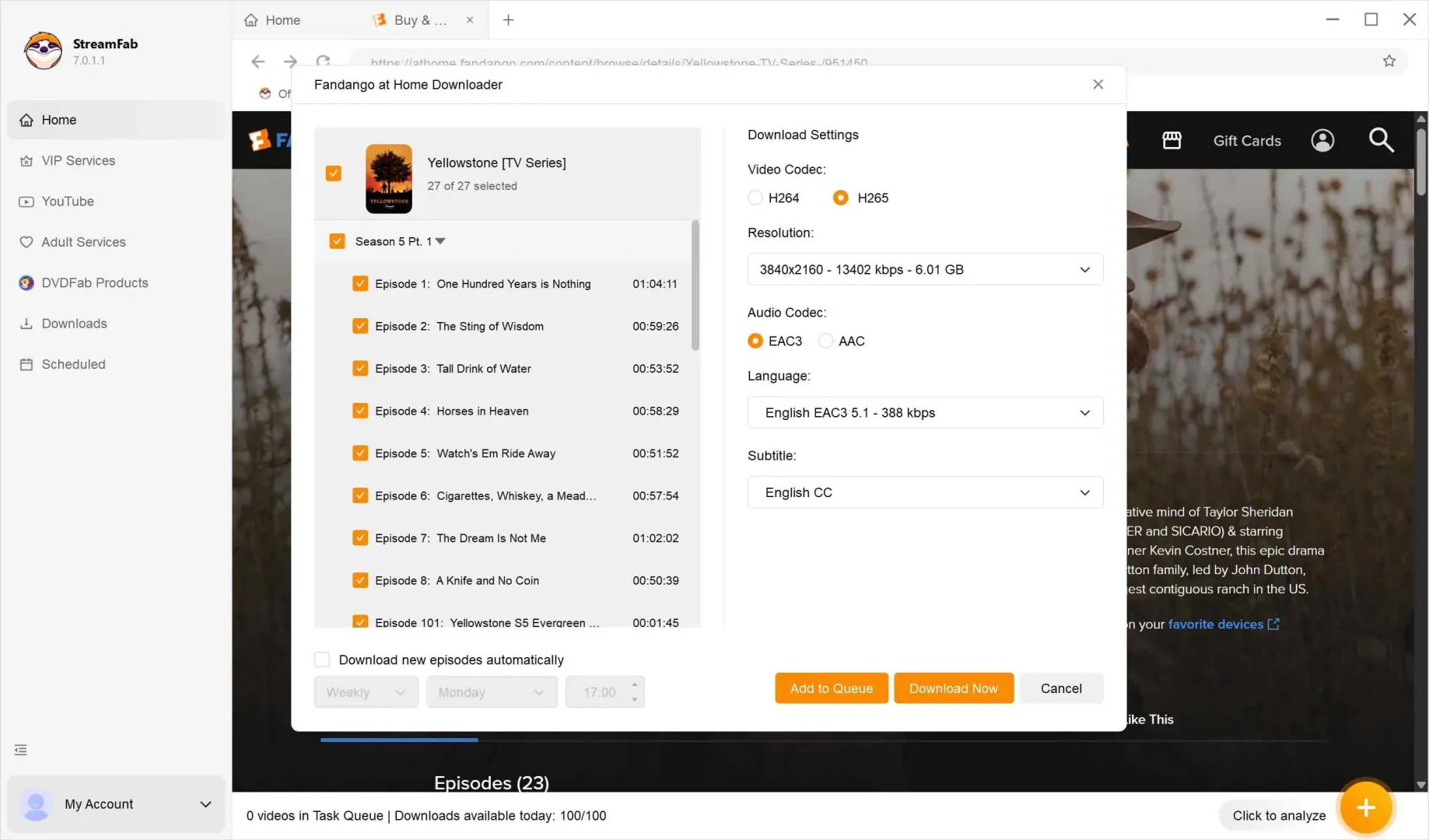 how to watch fandango offline with StreamFab Fandango at Home Downloader