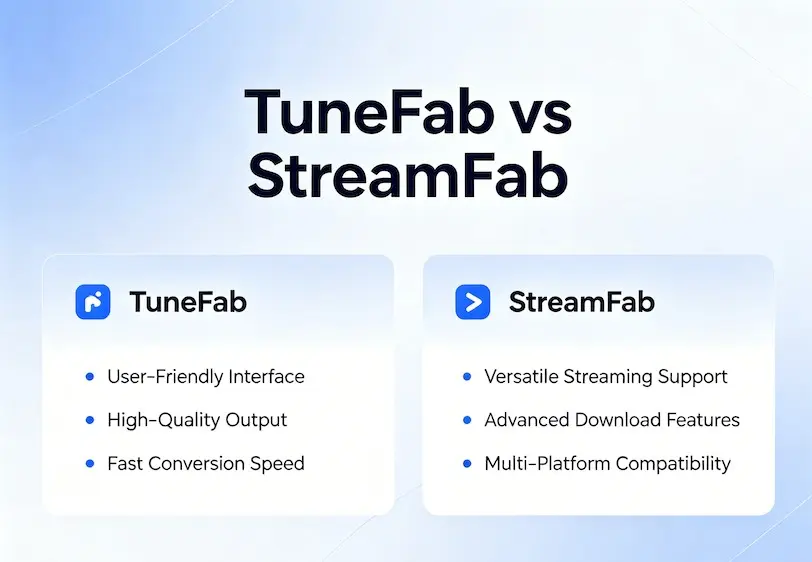 TuneFab and StreamFab comparison overview for offline video tools