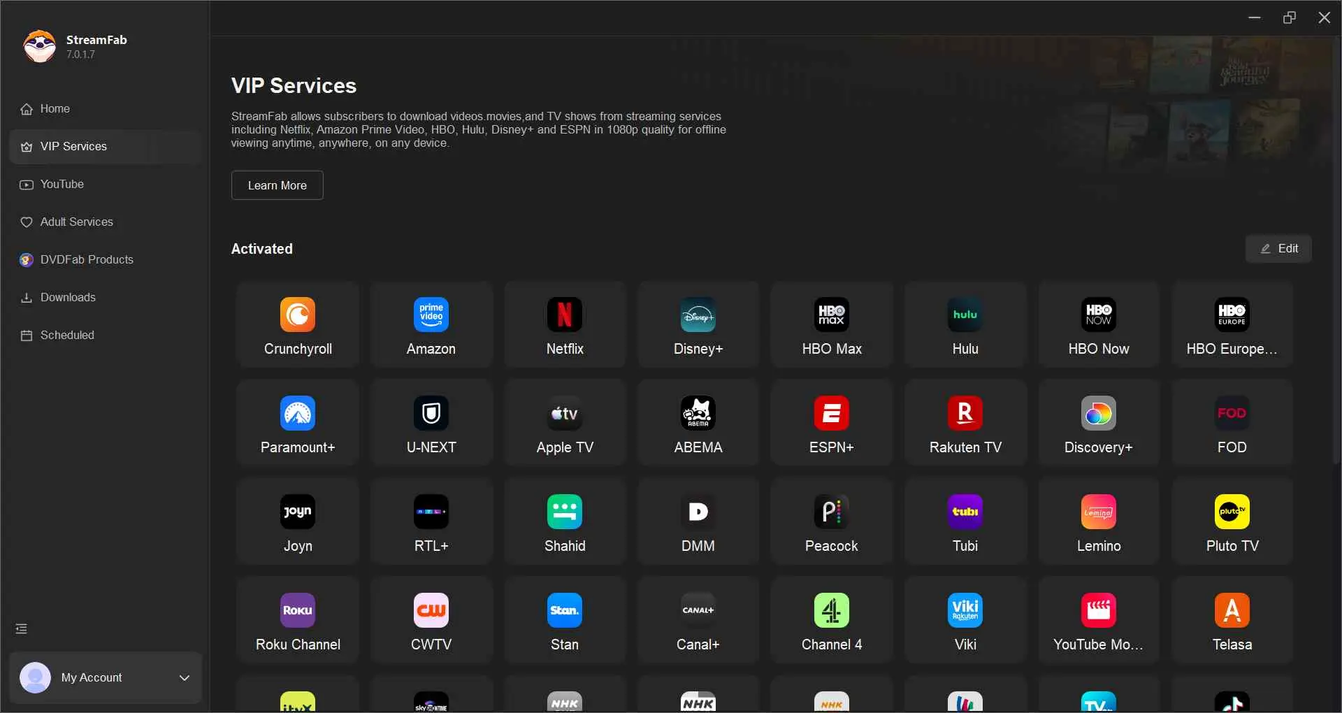 1. Open StreamFab software
