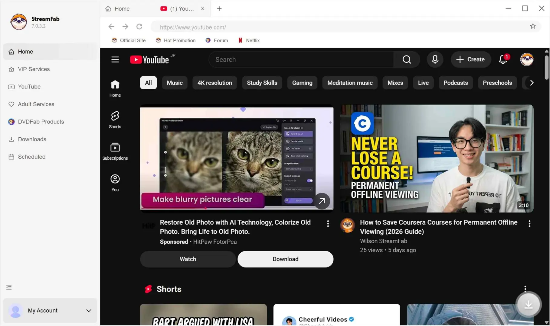 a step instruction of how to use streamfab, the alternative of itubego: step 2