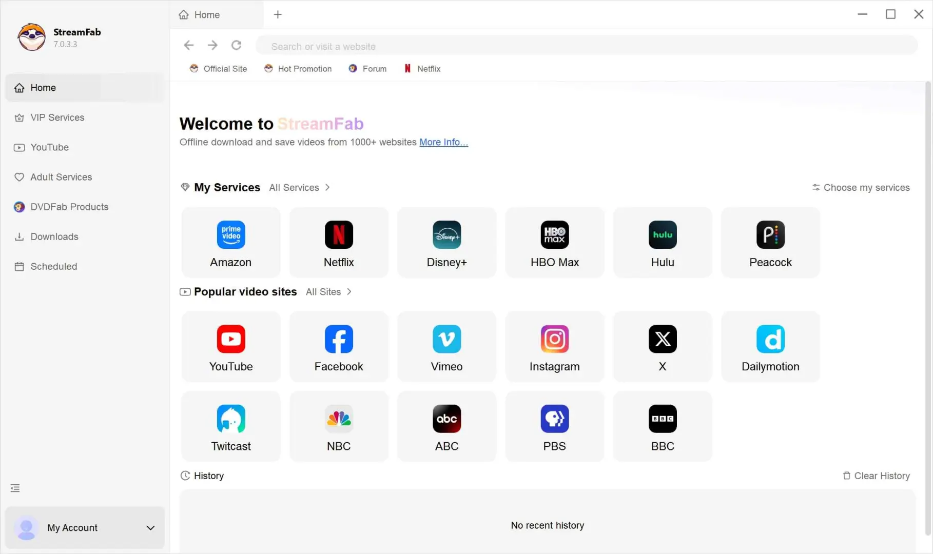 a step instruction of how to use streamfab, the alternative of itubego: step 1