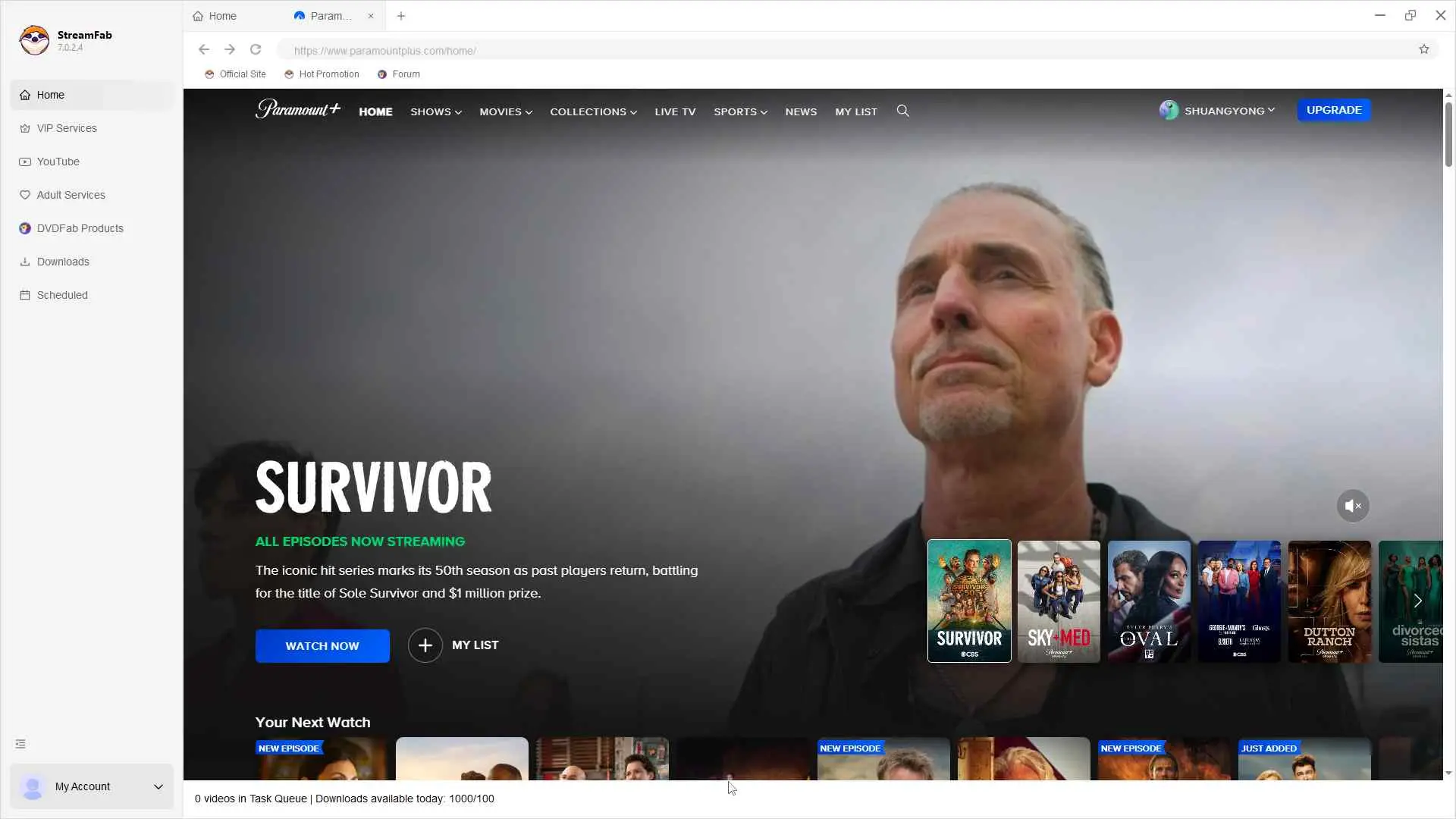 download Paramount Plus shows and movies with StreamFab