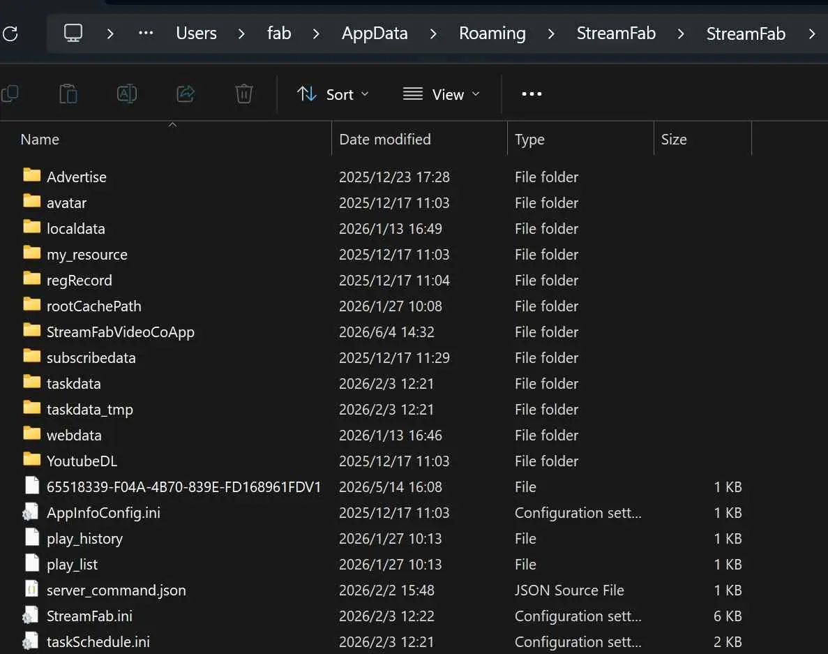 Back up your StreamFab settings