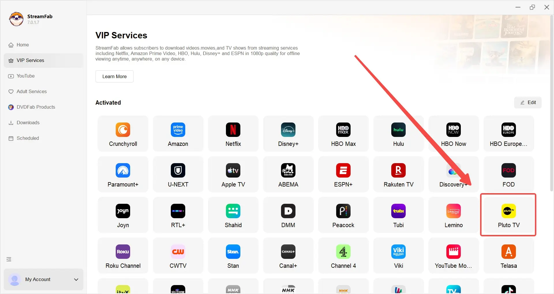 streamfab Pluto tv downloader review: user guide