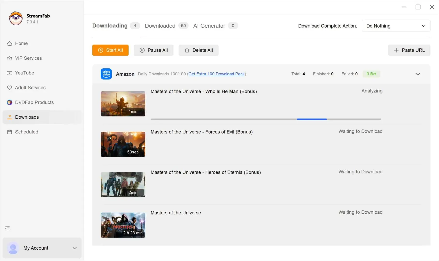 Download rented movies on Amazon with StreamFab Amazon Downloader: step 4