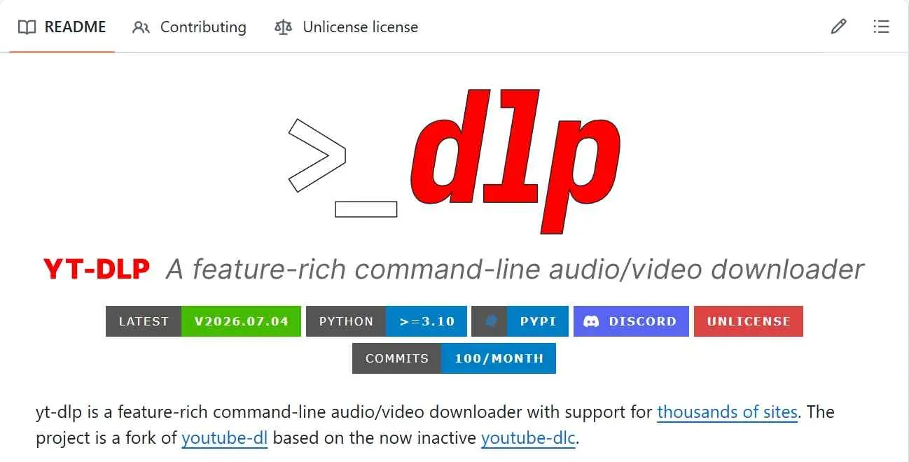 tubi to mp4: yt-dlp