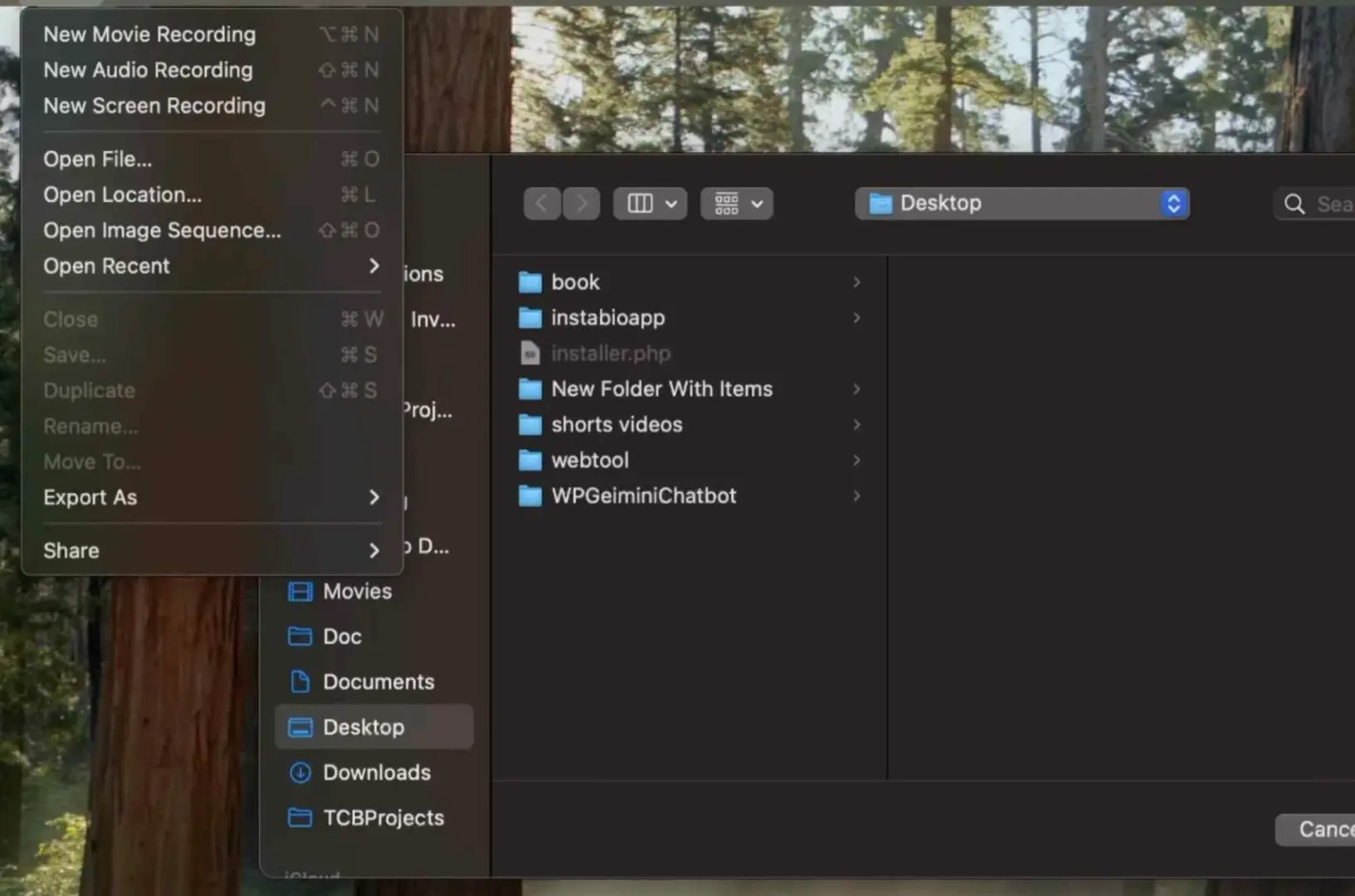 screen recording onlyfans without drm black screens on macos with quicktime player