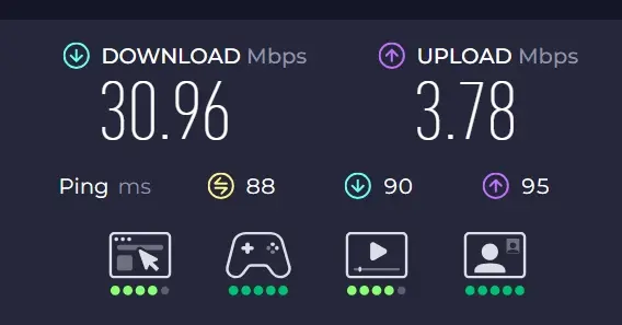 StreamFab検証時のSpeedtestネットワーク実測値