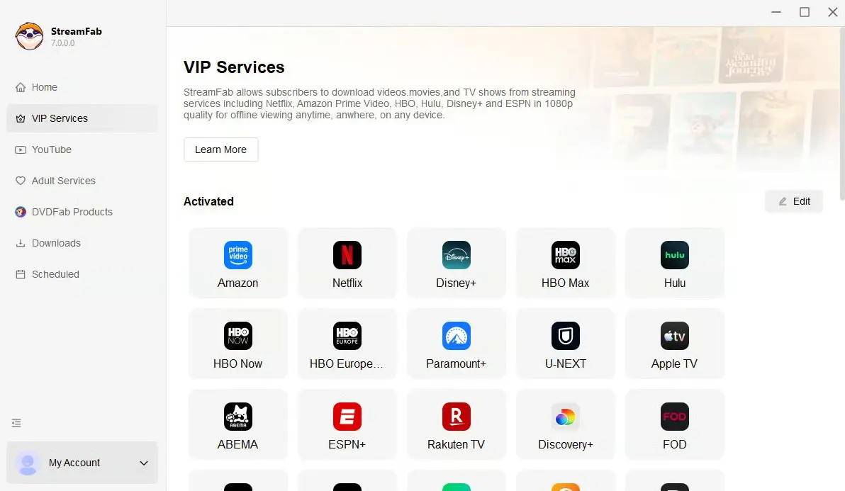 StreamFab Hulu 下載器選擇 Hulu 服務與片源