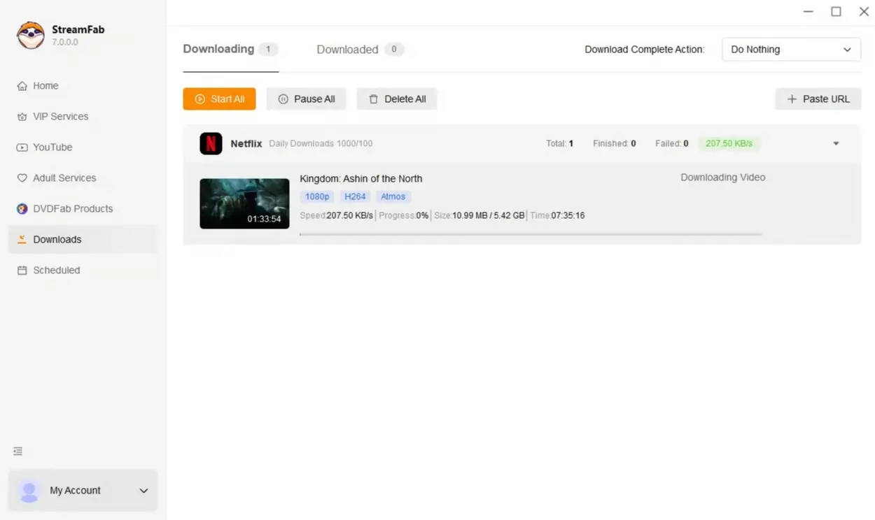 通過StreamFab下載Netflix視頻